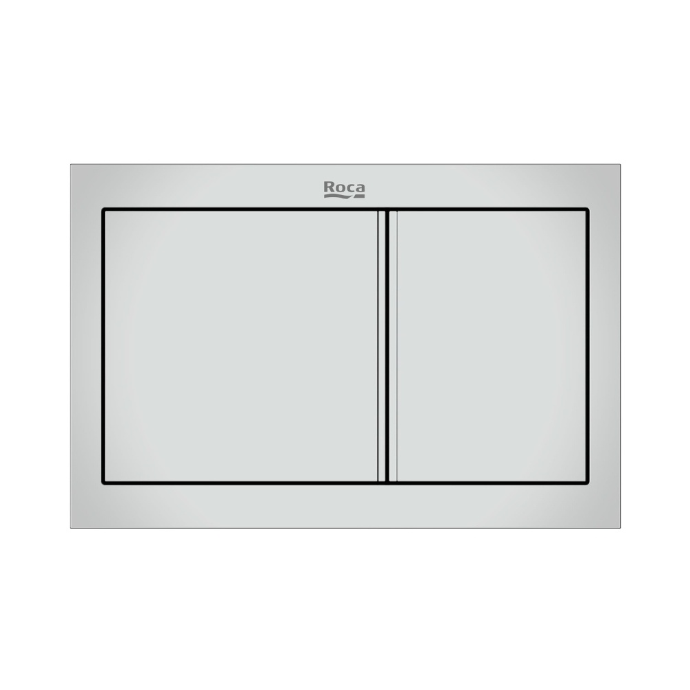 Cut out image of the Roca Duplo S PS1 Chrome Dual Flush Plate